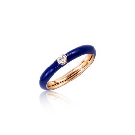 Roségold, Ringe, Adolfo Courrier Deep Blue Ring TK2-DB-04