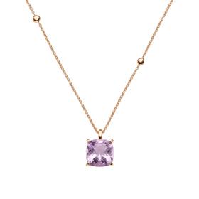 Roségold, Halsschmuck, Leo Wittwer Contemporary Amethyst Anhänger 22-0986873-0001