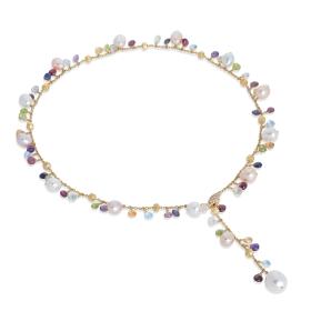 Gelbgold, Halsschmuck, Marco Bicego Paradise Pearls Collier CB2586-B MIX114 Y