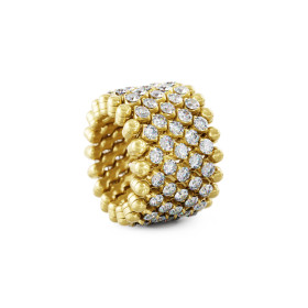 Gelbgold, Ringe, Serafino Consoli Brevetto Multi-Size Ring, Ref: RMS 7M4 YG WD