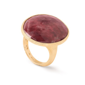 Gelbgold, Ringe, Marco Bicego Lunaria Color Ring, Ref: AB564 TUL01 Y 55