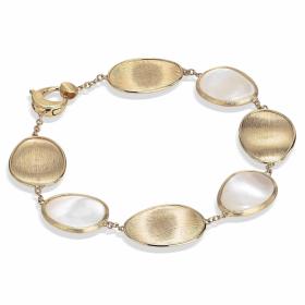 Gelbgold, Armschmuck, Marco Bicego Lunaria Armband Mother Of Pearl BB2099_MPW_Y_02