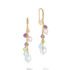 Gelbgold, Ohrringe, Marco Bicego Paradise Pearls Ohrhänger OB1777-AB MIX114 Y