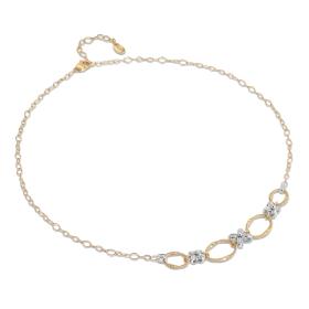 Weißgold, Halsschmuck, Marco Bicego Marrakech Onde Halskette CG829_B3_YW_M5