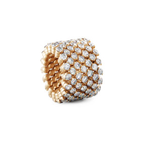 Roségold, Ringe, Serafino Consoli Brevetto Multi-Size Ring, Ref: RMS 7F4 RG WD