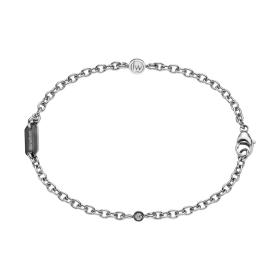 Weißgold, Armschmuck, Leo Wittwer Men Armband 62-1000271-9000