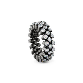 Gold farbig veredelt, Ringe, Serafino Consoli Brevetto Multi-Size Ring, Ref: RMS 3F4 BG WD