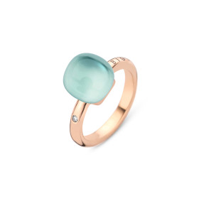 Roségold, Ringe, Bigli Mini Sweety Ring 20R88Rqlalbluagmp