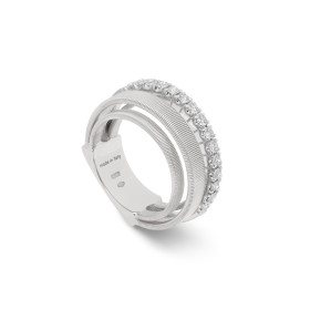 Weißgold, Ringe, Marco Bicego Masai Ring, Ref: AG363 B W 52