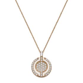 Roségold, Halsschmuck, Leo Wittwer Panta rhei® Collier 31-1000973-1000