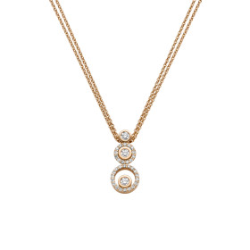 Roségold, Halsschmuck, Leo Wittwer Panta rhei® Anhänger 21-0955673-1000