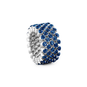 Weißgold, Ringe, Serafino Consoli Brevetto Multi-Size Ring, Ref: RMS 5F4 WG BS