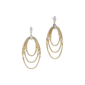 Weißgold, Ohrringe, Marco Bicego Marrakech Onde Chandelier-Ohrring OG373_B_YW_M5