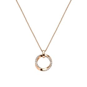 Roségold, Halsschmuck, Leo Wittwer Panta rhei® Anhänger 21-1013673-1000
