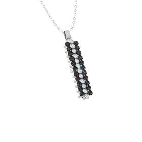 Weißgold, Halsschmuck, Serafino Consoli Brevetto Anhänger CL 3F2 WG WD BD X