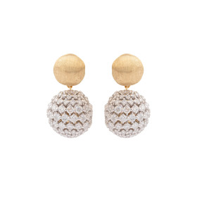 Weißgold, Ohrringe, Marco Bicego Africa Alta Ohrringe OB1923 B2 YW