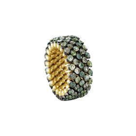 Gelbgold, Ringe, Serafino Consoli Brevetto Multi-Size Ring RMS 5F2 YBG GS MIX