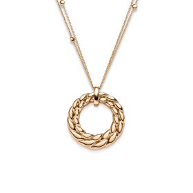 Roségold, Halsschmuck, Leo Wittwer Contemporary Anhänger mit Halskette 24-1028573-0000