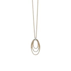Weißgold, Halsschmuck, Marco Bicego Marrakech Onde Halskette CG785_B_YW_M5