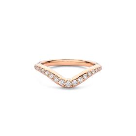 Roségold, Ringe, Bigli Mini Sweety Side Ring 23R221Rdia