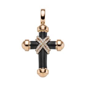 Roségold, Halsschmuck, Leo Wittwer Crosses Leo Wittwer Kreuz 21-0963873-1000