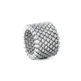 Weißgold, Ringe, Serafino Consoli Brevetto Multi-Size Ring, Ref: RMS 9F2 WG WD