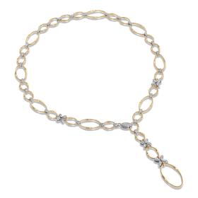 Weißgold, Halsschmuck, Marco Bicego Marrakech Onde Halskette CG828-L_B3_YW_M5