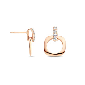         Roségold, Ohrringe, Bigli Elements Earrings 23O107Rdia
