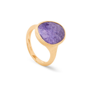 Gelbgold, Ringe, Marco Bicego Lunaria Color Ring, Ref: AB658 CIA01 Y 58