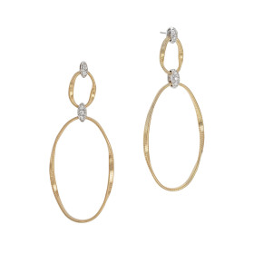 Weißgold, Ohrringe, Marco Bicego Marrakech Onde Ohrringe OG369_B2_YW_M5