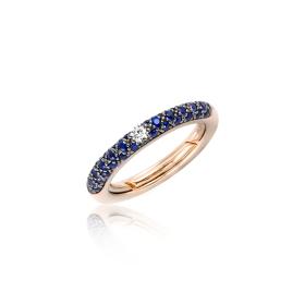 Roségold, Ringe, Adolfo Courrier Deep Blue Ring TK2-DB-02