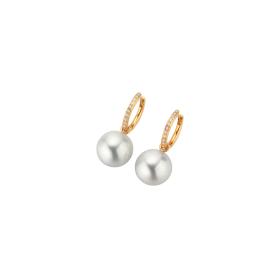 Roségold, Ohrringe, Gellner H2O Creole mit Einhänger 5-24267-01