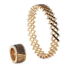 Roségold, Ringe, Serafino Consoli Serafino Multi-Size Ring und Armreif, Ref: S.RB 7H2 RG WD BD