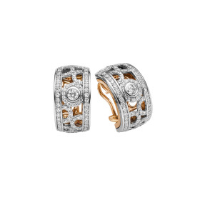 Weißgold, Ohrringe, Leo Wittwer Panta rhei® Ohrclips 51-0952476-1000