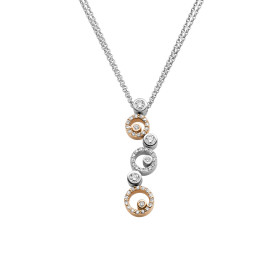 Weißgold, Halsschmuck, Leo Wittwer Panta rhei® Anhänger 21-0956176-1000