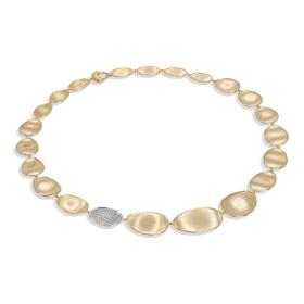Weißgold, Halsschmuck, Marco Bicego Lunaria Halskette CB1975_B_YW_Q6