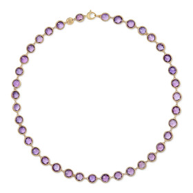 Gelbgold, Halsschmuck, Marco Bicego Jaipur Color Halskette, Ref: CB2975 AT01 Y