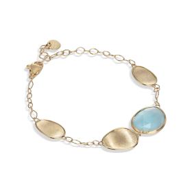 Gelbgold, Armschmuck, Marco Bicego Lunaria Aquamarin Armband  BB1981_AQD_Y_02