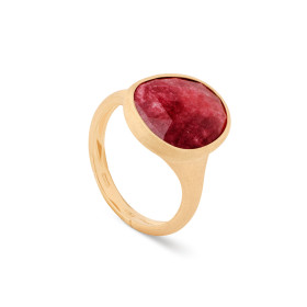 Gelbgold, Ringe, Marco Bicego Lunaria Color Ring, Ref: AB658 TUL01 Y 58
