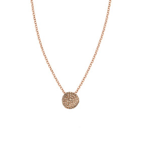         Roségold, Halsschmuck, Bigli Mini Waves Anhänger mit Kette 23H74Rbrdia_45