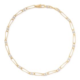 Weißgold, Halsschmuck, Marco Bicego Marrakech Onde New Halskette CG844 B YW