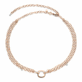 Roségold, Halsschmuck, Bigli Elements Halskette 20C31Rdia_46