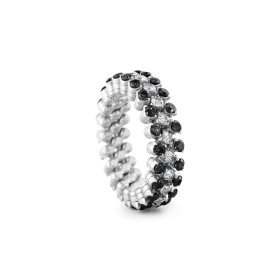 Weißgold, Ringe, Serafino Consoli Brevetto Multi-Size Ring RMS 3F2 WG WD BD X