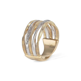 Weißgold, Ringe, Marco Bicego Marrakech Onde Ring AG349_B_YW_M5