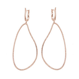         Roségold, Ohrringe, Bigli Infinity Ohrringe 23O86Rdia