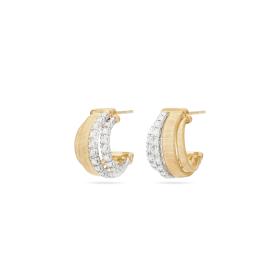 Weißgold, Ohrringe, Marco Bicego Masai Hoop-Ohrringe OG413_B1_YW_M5
