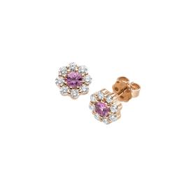 Roségold, Ohrringe, Leo Wittwer Contemporary Ohrstecker 42-0975773-1001