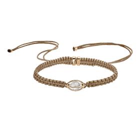 Textil, Armschmuck, Leo Wittwer Rough Cut® Macramé Armband 62-1003073-9810--w