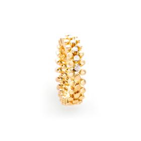 Gelbgold, Ringe, Serafino Consoli Brevetto Multi-Size Ring RMS 3MH2 YG WD