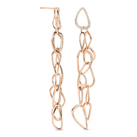         Roségold, Ohrringe, Bigli LINK N°1 Earrings 28O01Rdia